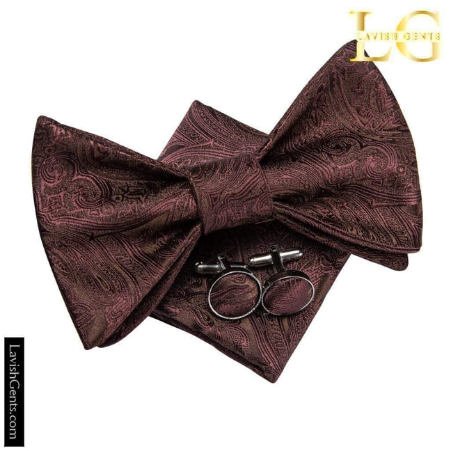 The Grinnell - Self-tie Bow Tie - Lavish Gents