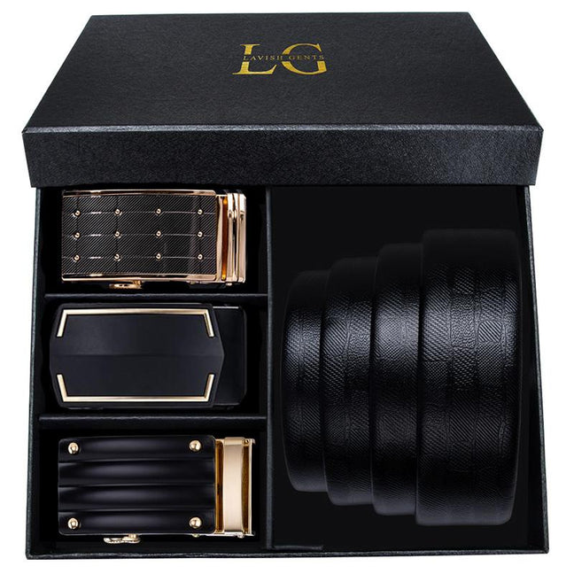 The Houston | luxury designer belt set - Lavish Gents